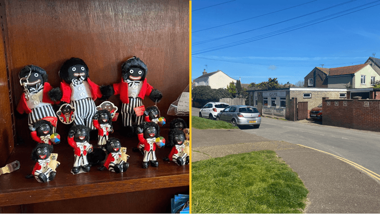 Cafe owner defends decision to sell golli*** dolls Cafe owner defends decision to sell golli*** dolls