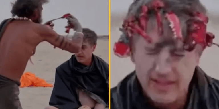 Reporter eats ‘human brain’ with cannibal tribe while wearing crown made out of teeth Reporter eats ‘human brain’ with cannibal tribe while wearing crown made out of teeth