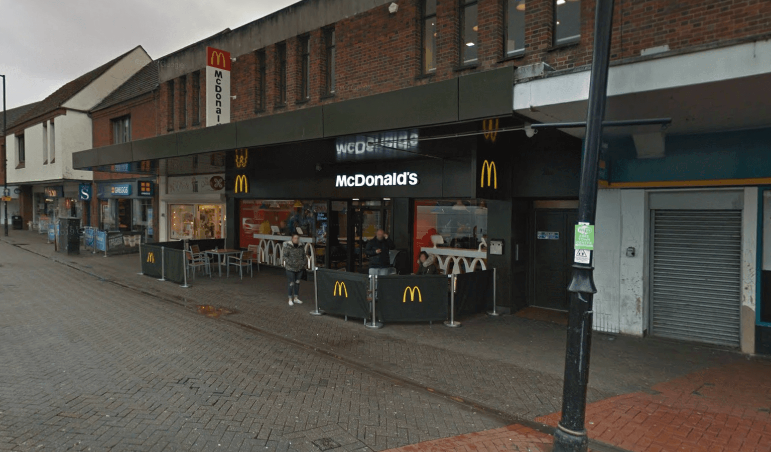 Two girls raped after being approached by two men outside McDonald’s