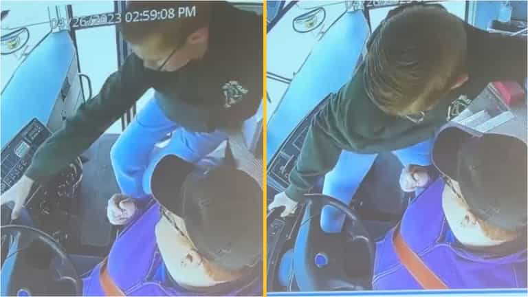 Heroic 13-year-old stopped bus with 66 kids on board after driver fell unconscious Heroic 13-year-old stopped bus with 66 kids on board after driver fell unconscious