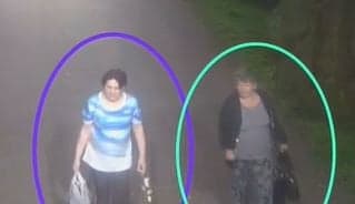 Chilling CCTV shows moment woman, 51, led a mum she had just met back to her flat before stabbing her to death Chilling CCTV shows moment woman, 51, led a mum she had just met back to her flat before stabbing her to death