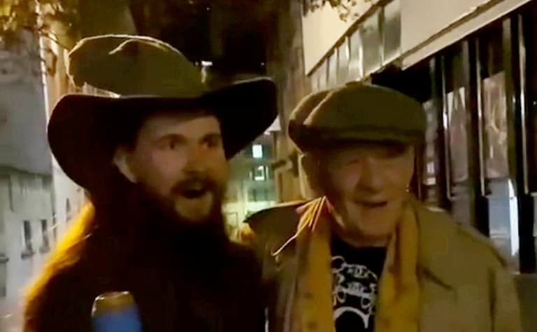 Man on fancy dress birthday pub crawl dressed as Gandalf bumps into Sir Ian McKellen Man on fancy dress birthday pub crawl dressed as Gandalf bumps into Sir Ian McKellen