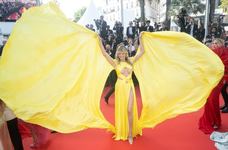 Heidi Klum totally unfazed after suffering wardrobe malfunction at Cannes Film Festival Heidi Klum totally unfazed after suffering wardrobe malfunction at Cannes Film Festival