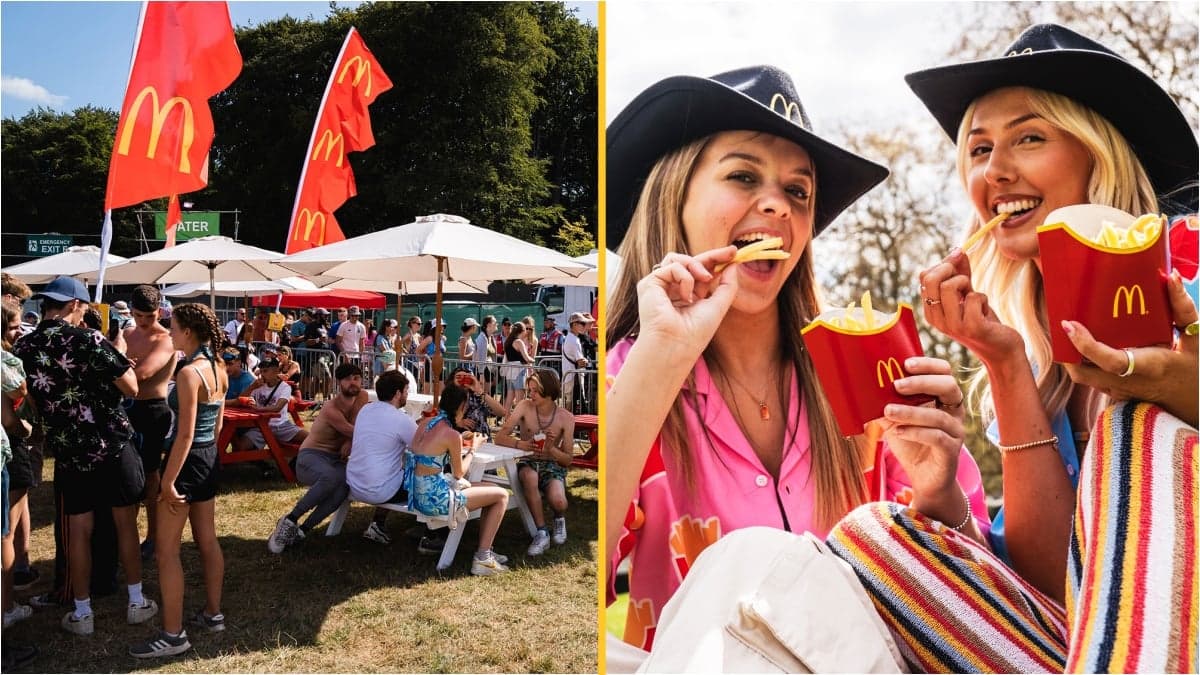 McDonald’s will be serving up free fries at festivals this summer