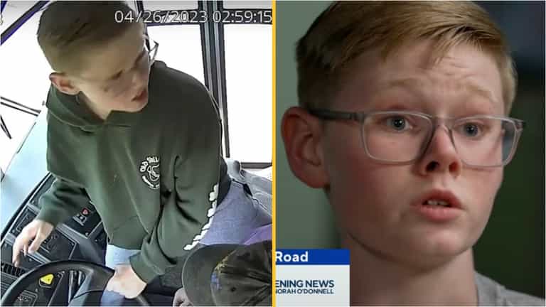 Kid who saved school bus after driver passed out was only one not distracted by his phone Kid who saved school bus after driver passed out was only one not distracted by his phone