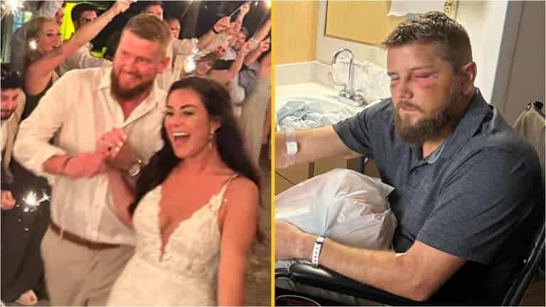 Man whose wife died on wedding day has woken up and is planning her funeral Man whose wife died on wedding day has woken up and is planning her funeral