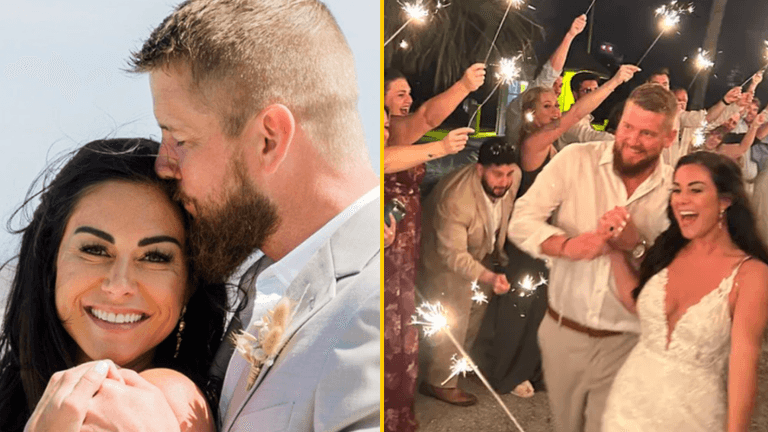 Husband of bride killed on wedding day speaks out for the first time Husband of bride killed on wedding day speaks out for the first time