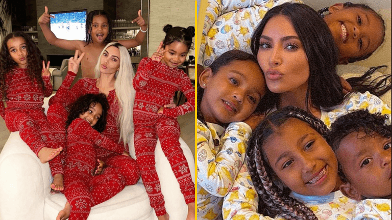 Kim Kardashian says she cries herself to sleep at night trying to raise four children alone Kim Kardashian says she cries herself to sleep at night trying to raise four children alone