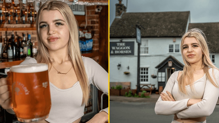 Teen believed to be Britain’s youngest landlady is only just old enough to legally drink at pub Teen believed to be Britain’s youngest landlady is only just old enough to legally drink at pub