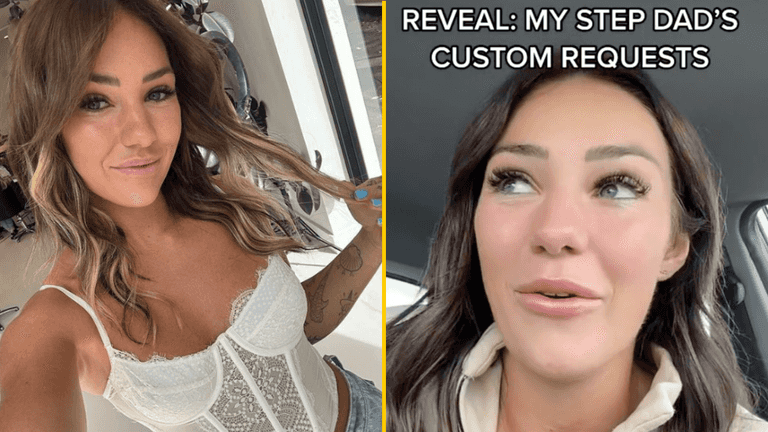 OnlyFans star horrified after discovering her stepdad was her number one subscriber OnlyFans star horrified after discovering her stepdad was her number one subscriber
