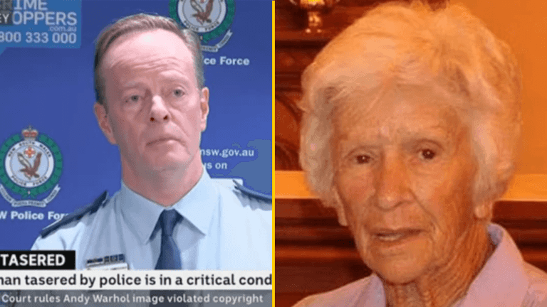Pensioner, 95, fighting for her life after being tasered by police at nursing home Pensioner, 95, fighting for her life after being tasered by police at nursing home