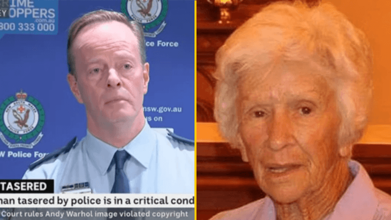 Pensioner, 95, fighting for her life after being tasered by police at nursing home Pensioner, 95, fighting for her life after being tasered by police at nursing home