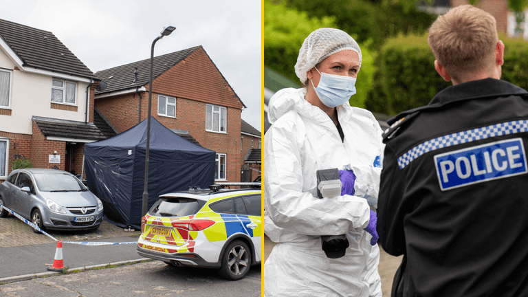 Woman, 61, and man, 64, arrested after woman found dead in her Surrey home Woman, 61, and man, 64, arrested after woman found dead in her Surrey home