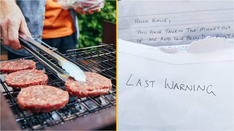 ‘Sick and upset’ vegan sends ‘last warning’ letter to neighbour over barbecue ‘Sick and upset’ vegan sends ‘last warning’ letter to neighbour over barbecue