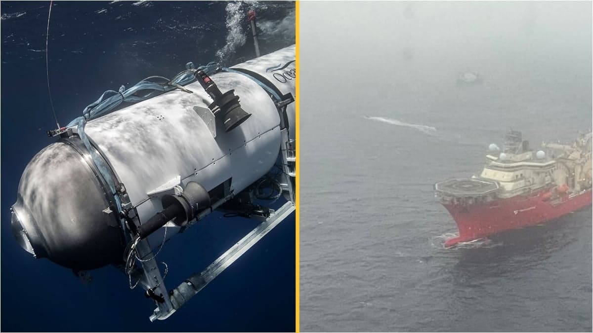 Debris found in search for missing Titanic sub
