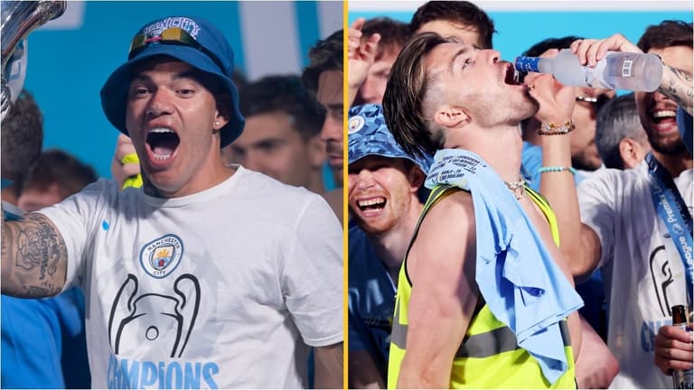 Ederson reveals Man City teammate vomited in Jack Grealish’s mum’s bag during treble celebrations Ederson reveals Man City teammate vomited in Jack Grealish’s mum’s bag during treble celebrations