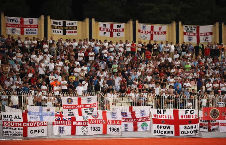 England fan ‘chased out of bar with large machete’ in Malta England fan ‘chased out of bar with large machete’ in Malta
