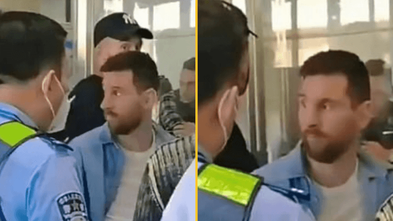 Lionel Messi stopped by Chinese border control Lionel Messi stopped by Chinese border control
