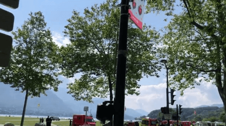 Children among several stabbed at park in France Children among several stabbed at park in France