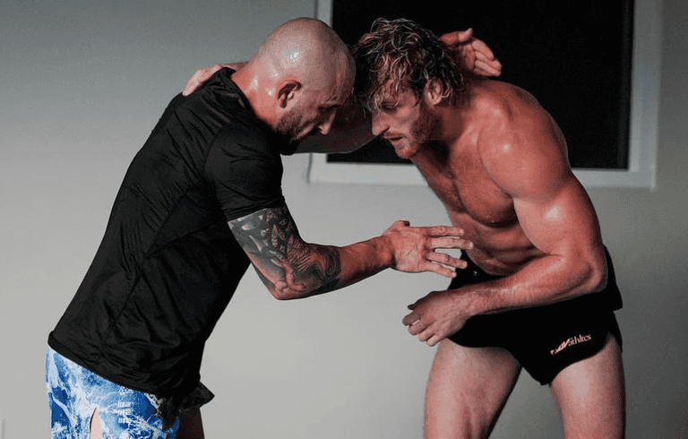 Logan Paul almost ‘split in half’ by UFC champion during training session Logan Paul almost ‘split in half’ by UFC champion during training session