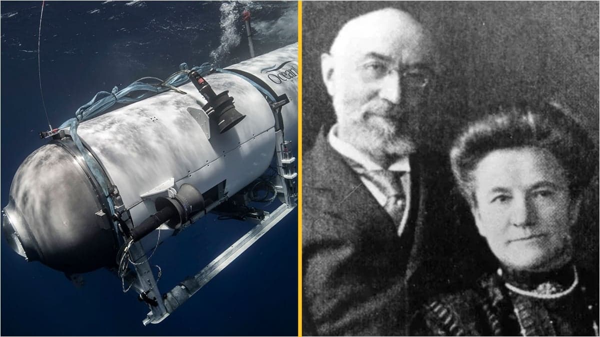 Submersible pilot’s wife is a descendant of a famous couple who died on the Titanic