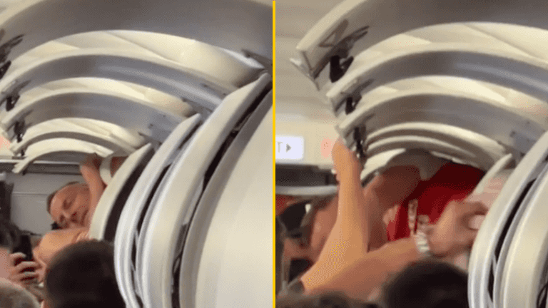 Man goes on bachelor party to Ibiza – wakes up in airline overhead bin Man goes on bachelor party to Ibiza – wakes up in airline overhead bin