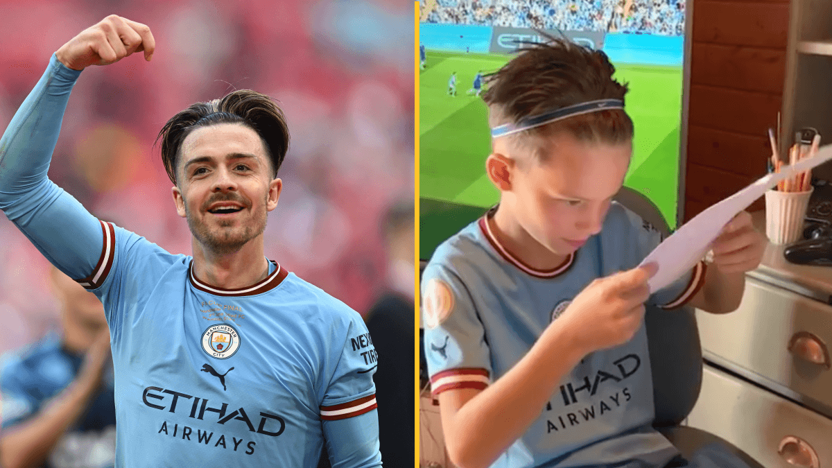 Jack Grealish sends signed shirt and letter written in braille to young visually impaired fan