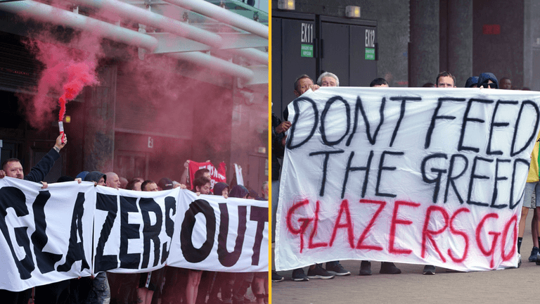 Man United forced to close club shop on day of kit release due to protests Man United forced to close club shop on day of kit release due to protests