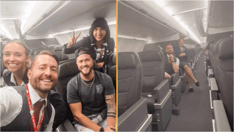 Lad gets private jet experience after he’s only one to show up for flight Lad gets private jet experience after he’s only one to show up for flight