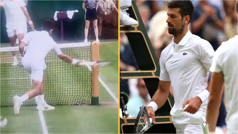 Novak Djokovic fined £6,000 for destroying racket during Wimbledon final Novak Djokovic fined £6,000 for destroying racket during Wimbledon final