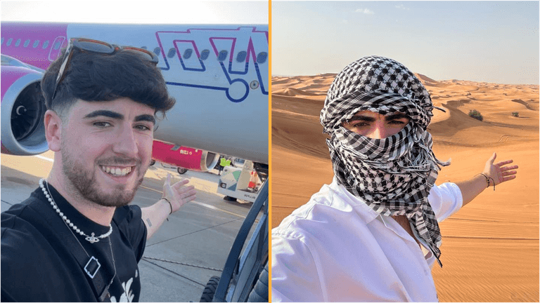 British holidaymaker shows how you can fly to Dubai for £64 British holidaymaker shows how you can fly to Dubai for £64