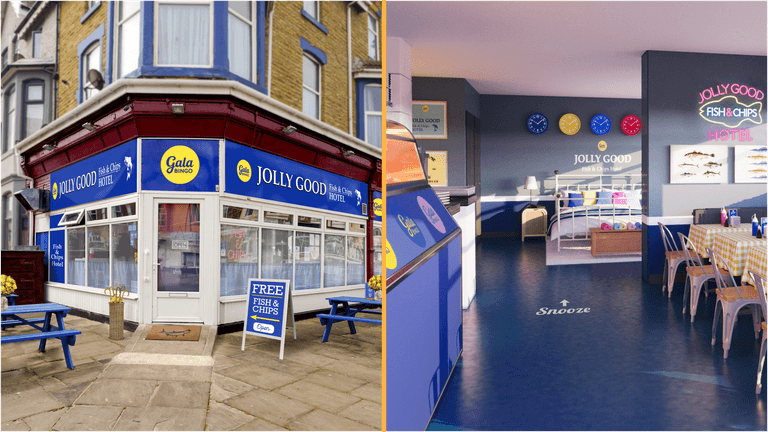 Prototype for world’s first ‘Fish & Chip Hotel’ launched – and it looks grim Prototype for world’s first ‘Fish & Chip Hotel’ launched – and it looks grim