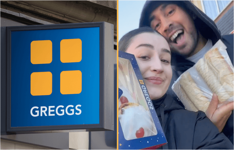 People can’t believe how much food you get at a Greggs Outlet People can’t believe how much food you get at a Greggs Outlet