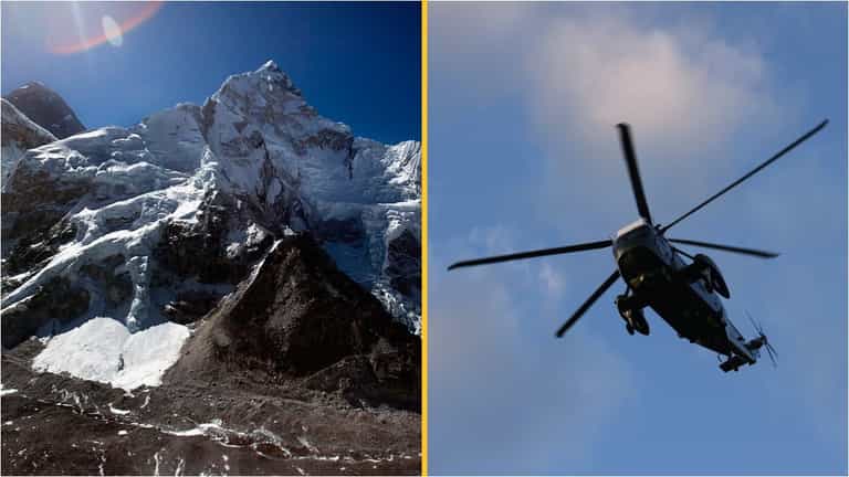 Six killed after tourist helicopter crashes near Mount Everest Six killed after tourist helicopter crashes near Mount Everest