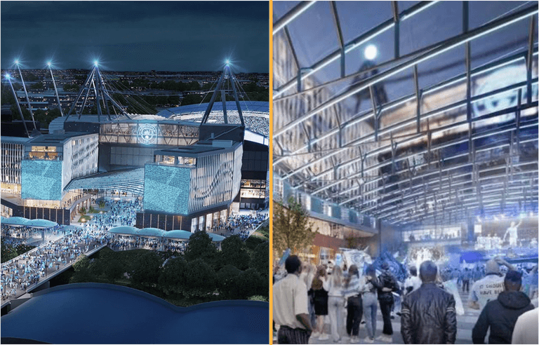 Man City plan massive Etihad Stadium expansion with new fan zone Man City plan massive Etihad Stadium expansion with new fan zone