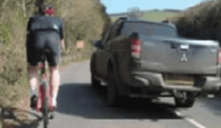 Driver fined and hit with six points for overtaking cyclist on country road Driver fined and hit with six points for overtaking cyclist on country road