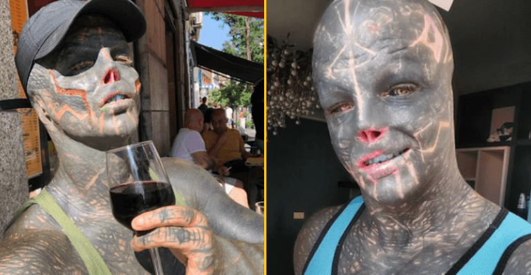 ‘Black Alien’ says he used to be a ‘very sexy guy’ before his transformation ‘Black Alien’ says he used to be a ‘very sexy guy’ before his transformation