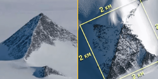 ‘Pyramid’ discovered sitting beneath ice in Antarctica ‘Pyramid’ discovered sitting beneath ice in Antarctica