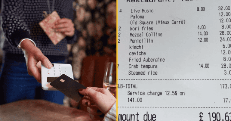 Woman charged for listening to live music at a restaurant Woman charged for listening to live music at a restaurant