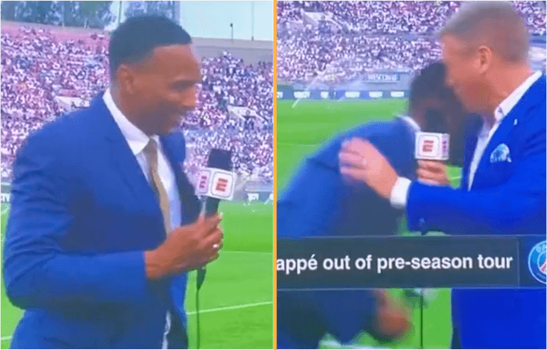 Shaka Hislop collapses live on air during ESPN broadcast Shaka Hislop collapses live on air during ESPN broadcast