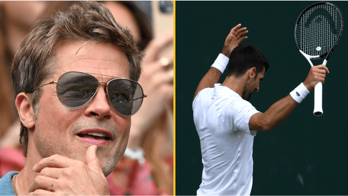 Novak Djokovic fires message to Brad Pitt, Prince William and baying Wimbledon crowd