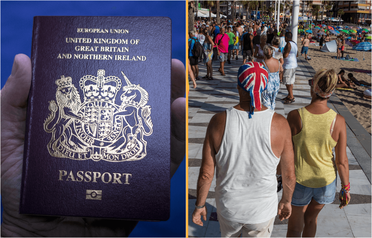 Date Brits have to pay ‘visa’ fee to enter European hotspots such as Italy and Spain