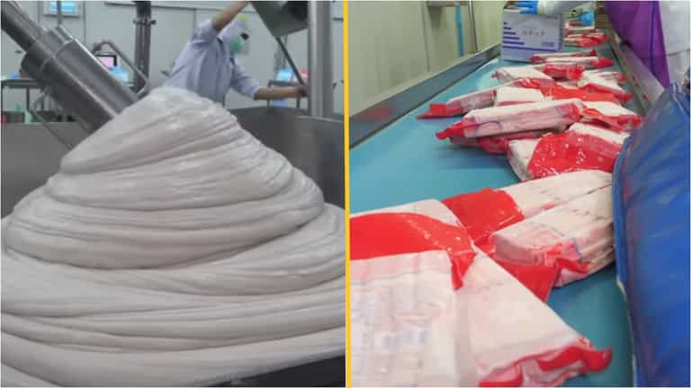 People left horrified after seeing how crabsticks are made People left horrified after seeing how crabsticks are made