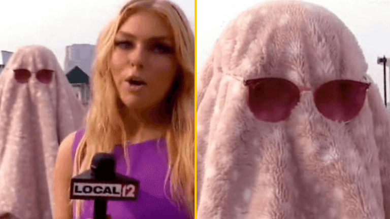 Woman rocks up to Taylor Swift event in disguise because she called in sick to work Woman rocks up to Taylor Swift event in disguise because she called in sick to work