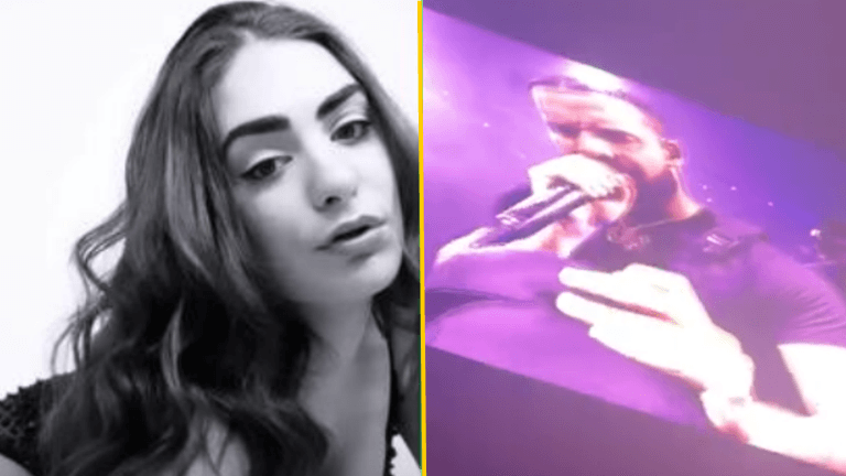 Woman who threw 36G bra at Drake has been signed up for Playboy Woman who threw 36G bra at Drake has been signed up for Playboy