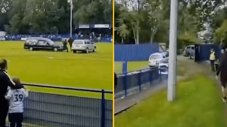 Gateshead match abandoned after hearse drives onto pitch Gateshead match abandoned after hearse drives onto pitch