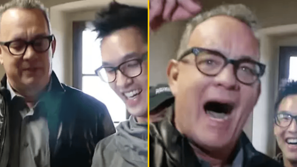 Tom Hanks was asked if he remembered words to rap from 1988 movie Big and he didn’t disappoint