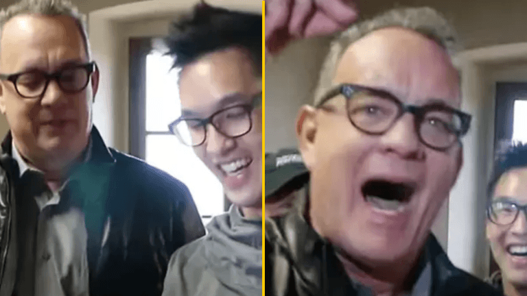 Tom Hanks was asked if he remembered words to rap from 1988 movie Big and he didn’t disappoint Tom Hanks was asked if he remembered words to rap from 1988 movie Big and he didn’t disappoint