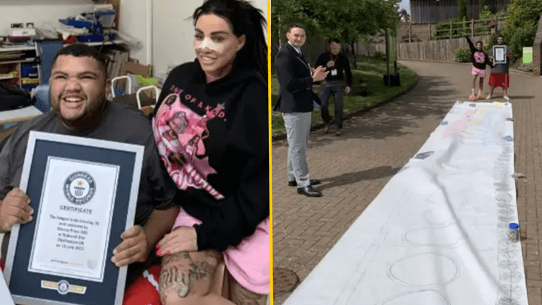 Harvey Price sets Guinness World Record for longest drawing of a train Harvey Price sets Guinness World Record for longest drawing of a train