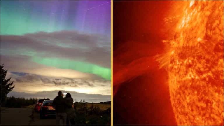Northern Lights to be visible in the UK tonight Northern Lights to be visible in the UK tonight